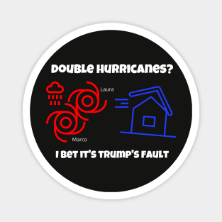 Double Hurricanes? I Bet It's Trump's Fault Anti-Trump Magnet